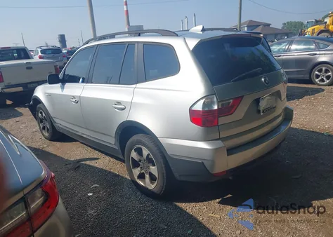 2007 BMW X3 3.0Si from USA, damaged, VIN WBXPC93487WF06777